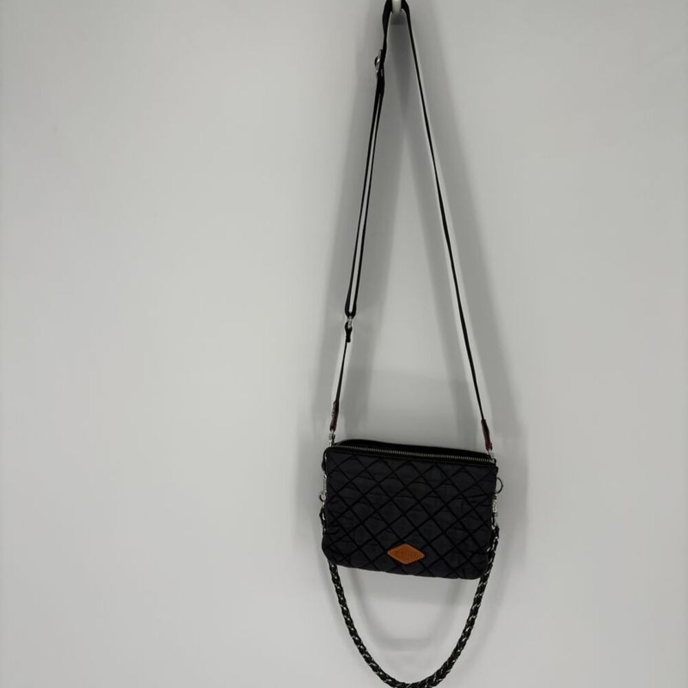 MZ Wallace Quilted Black Crossbody Bag